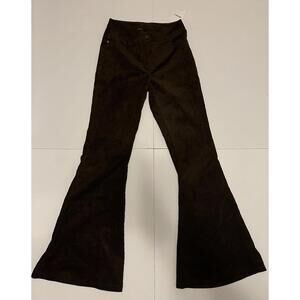 Forever 21 Chocolate Brown Corduroy Flare Pants XS